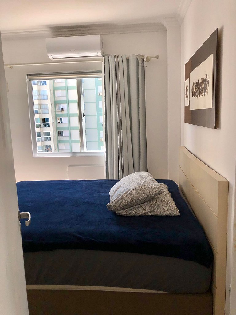 2 Dorm. Vista Mar e Churrasqueira - A