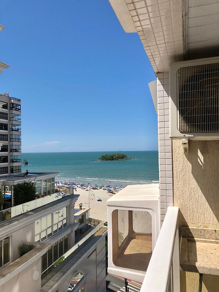 2 Dorm. Vista Mar e Churrasqueira - A