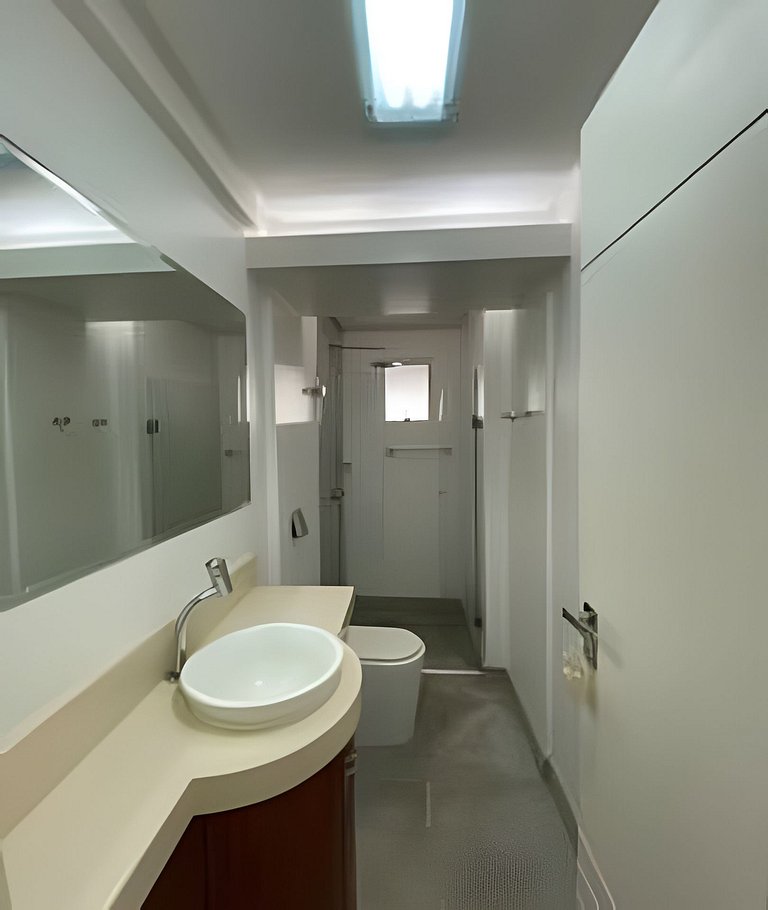 Apartamento Frente Mar com Churrasqueira