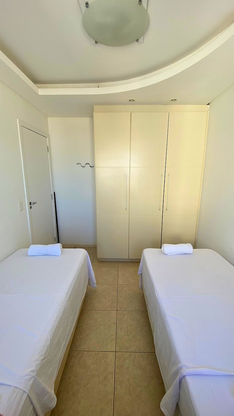2 Dorm. Frente Mar com Churrasqueira