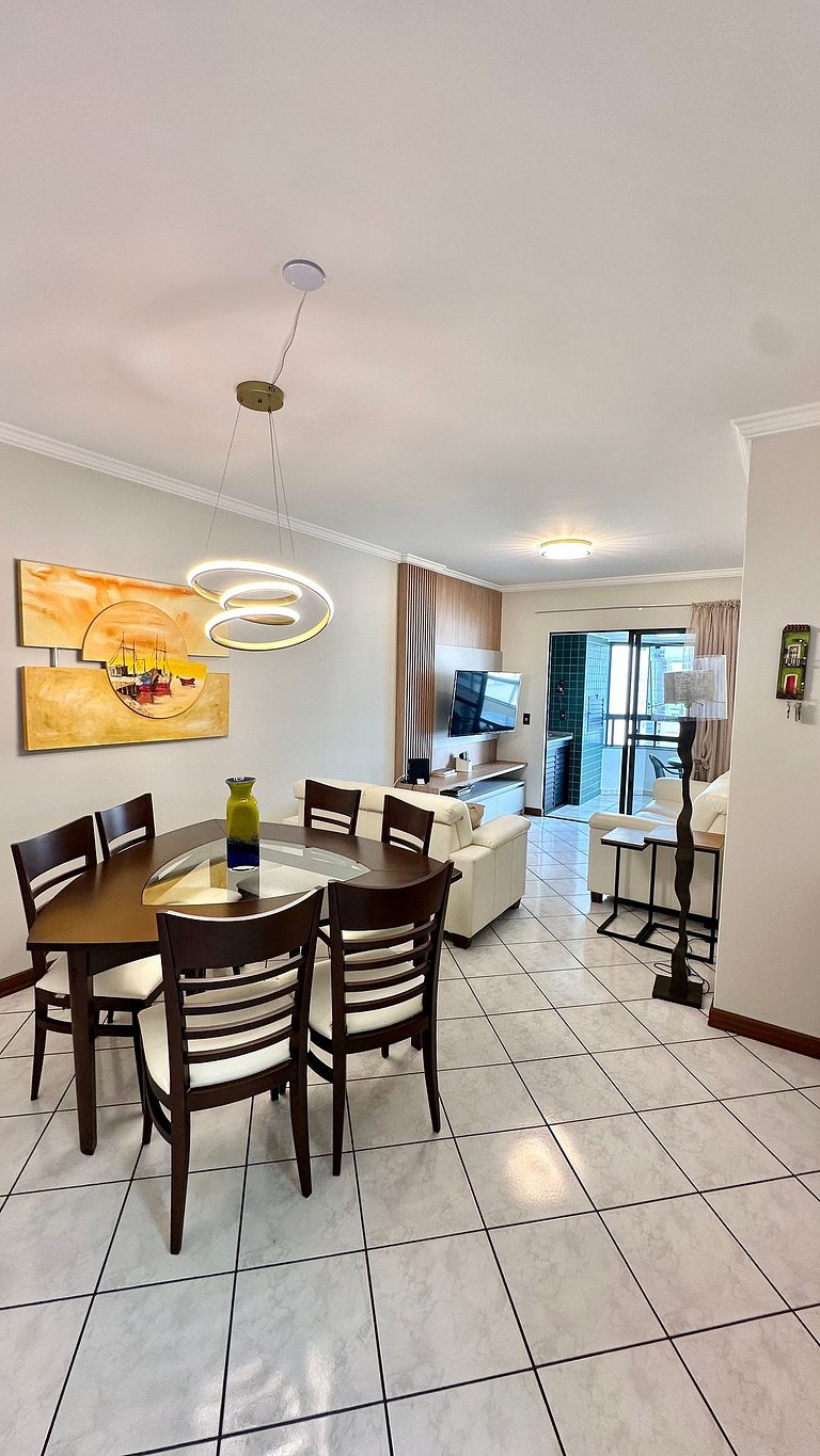 3 Dormitórios Churrasqueira 200m da Praia