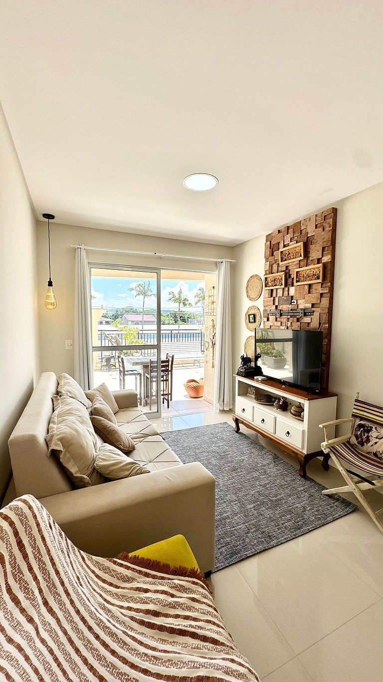 02 Dorm. Sacada com Churrasqueira e Vista para BC