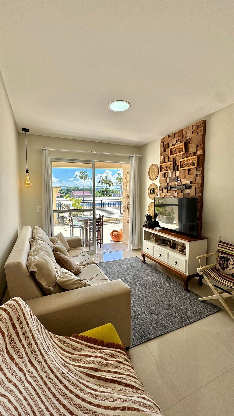 02 Dorm. Sacada com Churrasqueira e Vista para BC