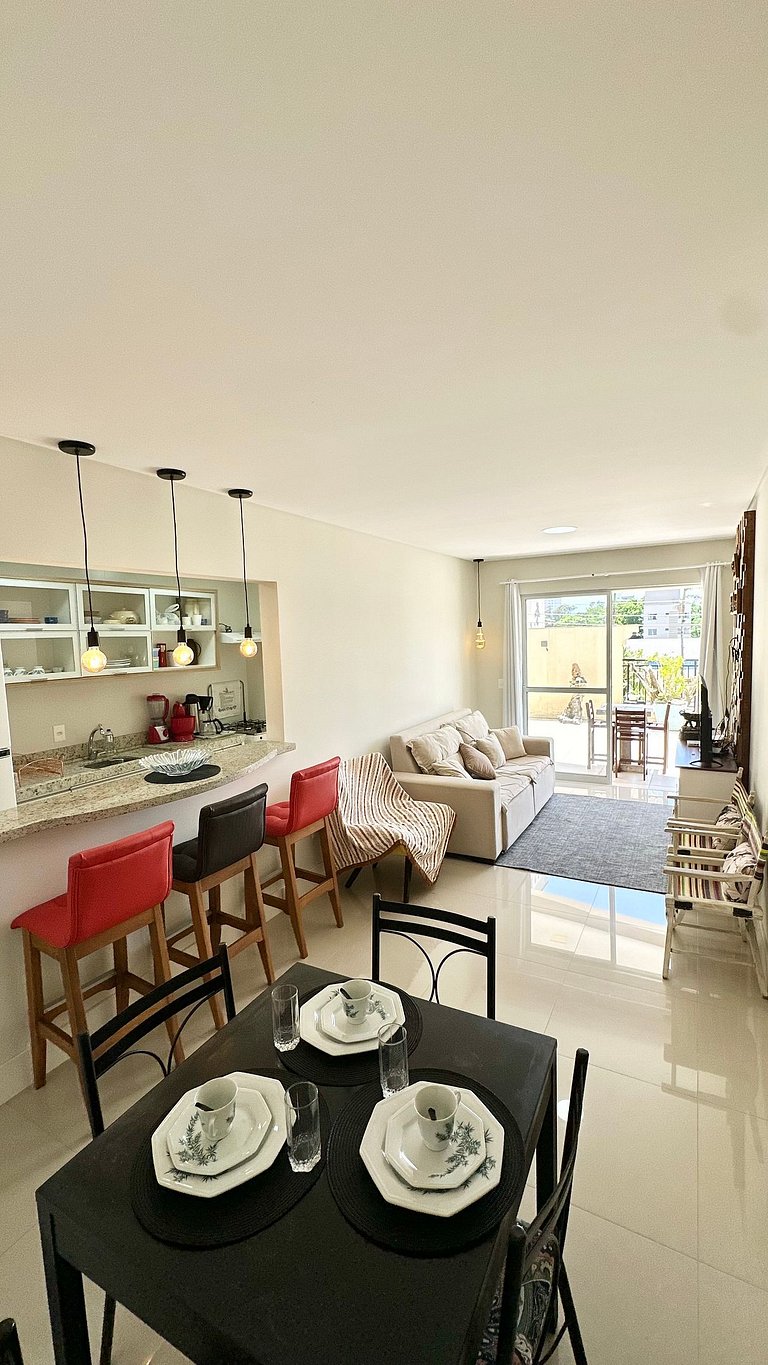 02 Dorm. Sacada com Churrasqueira e Vista para BC