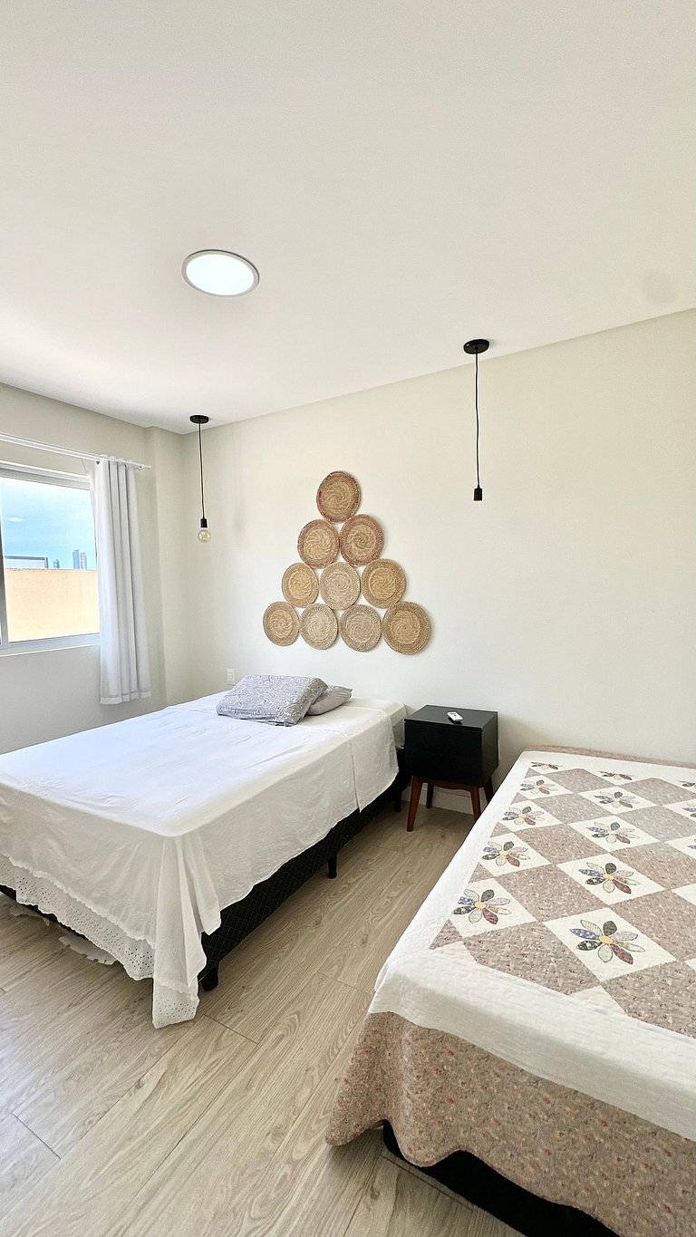 02 Dorm. Sacada com Churrasqueira e Vista para BC