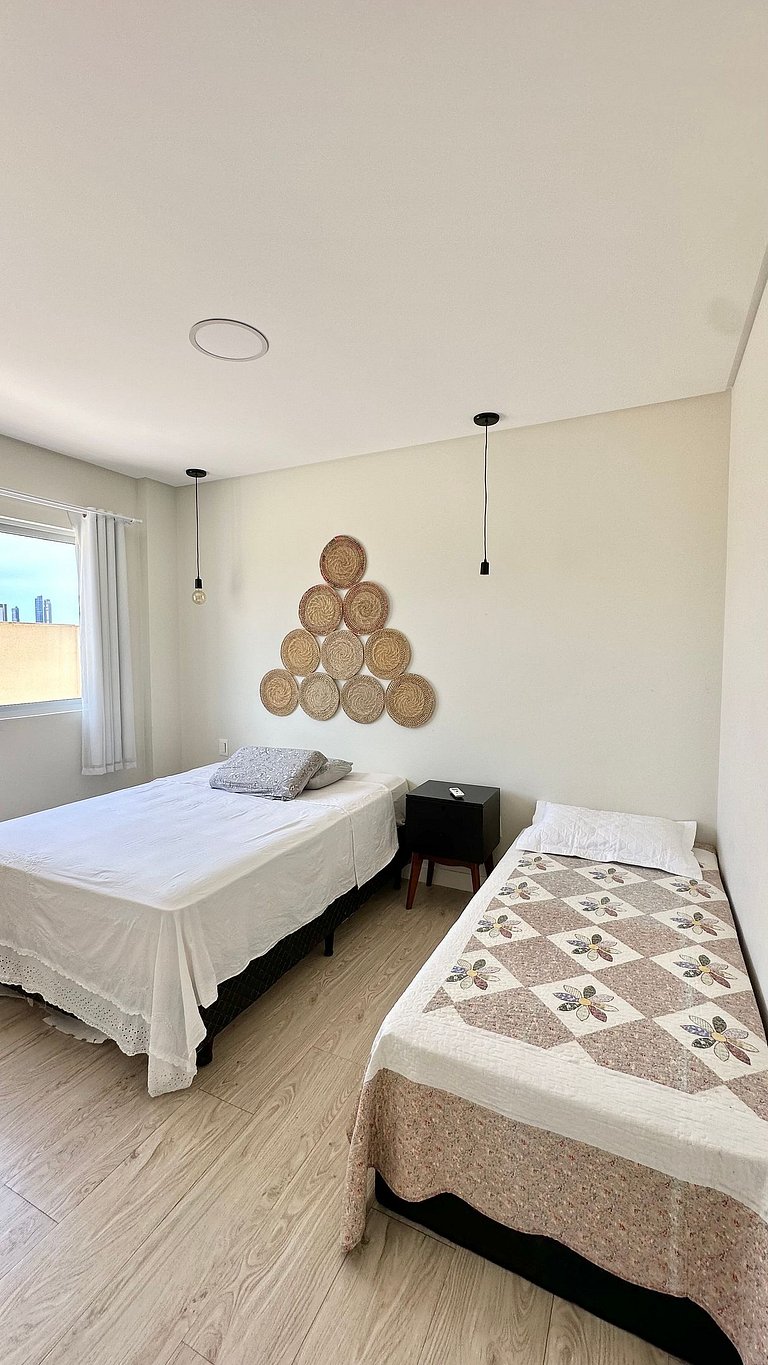 02 Dorm. Sacada com Churrasqueira e Vista para BC