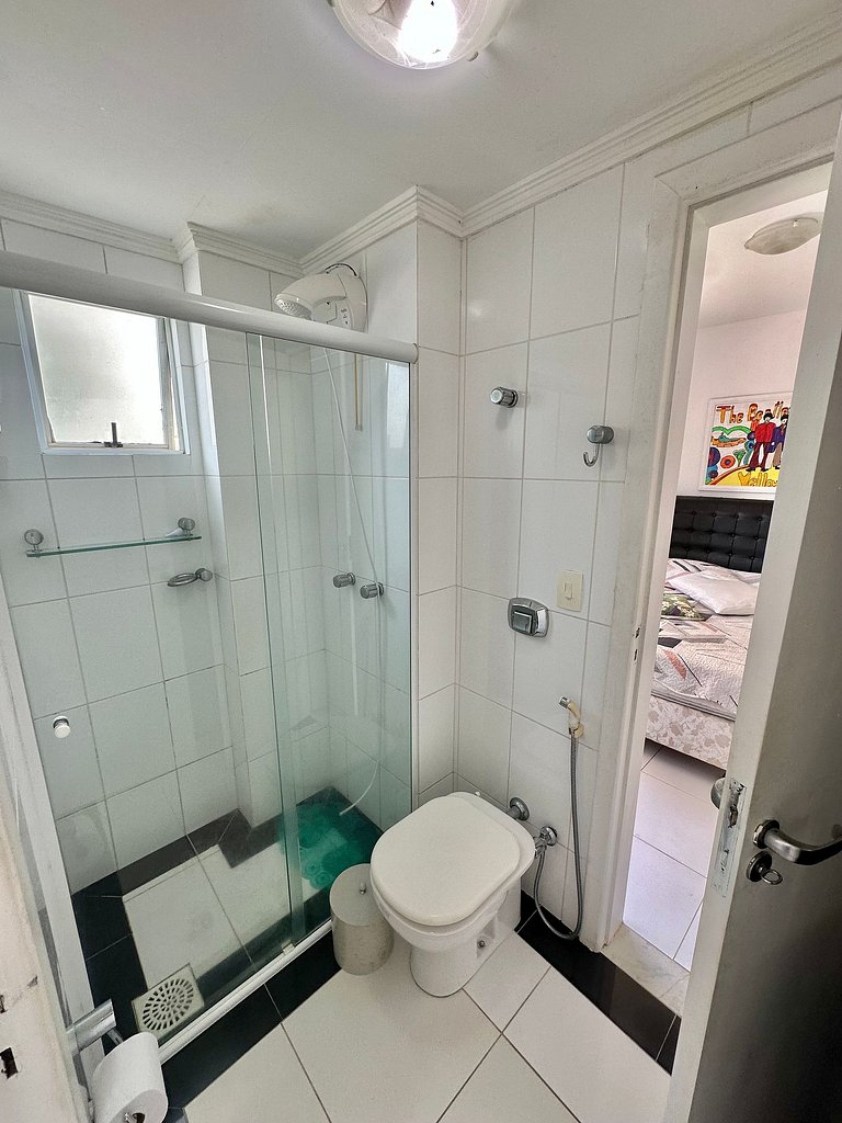 Frente Mar com Churrasqueira - 3 dormitórios