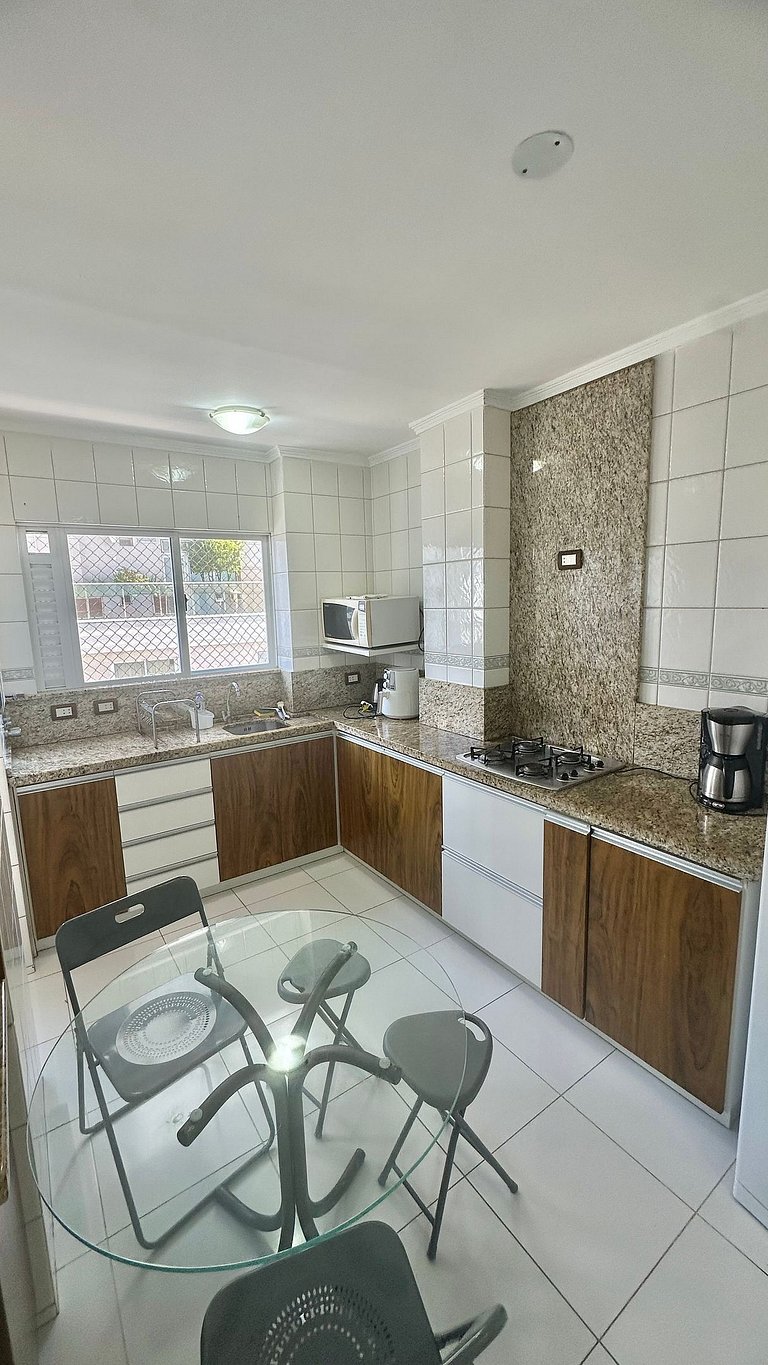 Frente Mar com Churrasqueira - 3 dormitórios