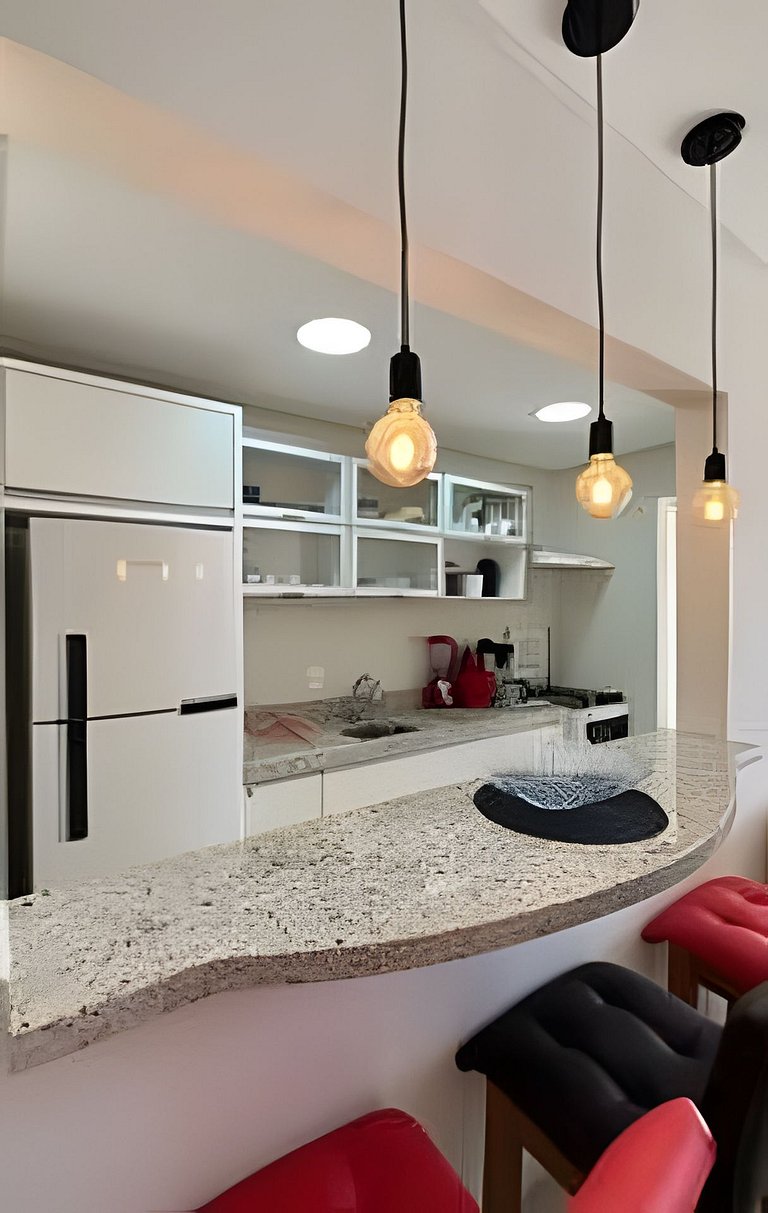02 Dorm. Sacada com Churrasqueira e Vista para BC