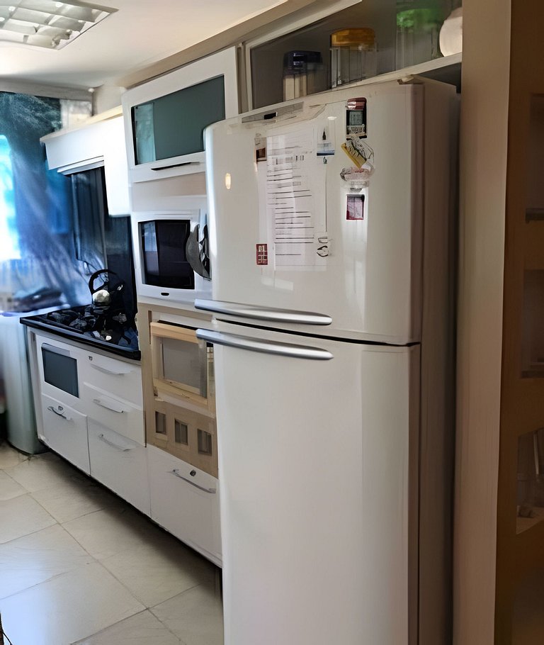 2 Dorm. Frente Mar com Churrasqueira